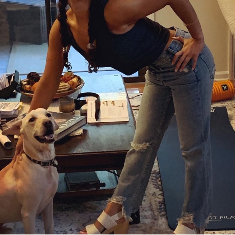 Free People Distressed boyfriend jeans - Picture 3 of 5